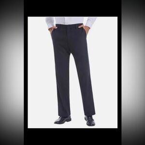 NWT Duchamp Men's Slim Fit Dress Pant Black Sz 30x32